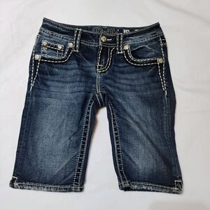 Miss Me Mid Rise Bermuda Shorts